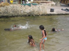 21-Children playing in the river